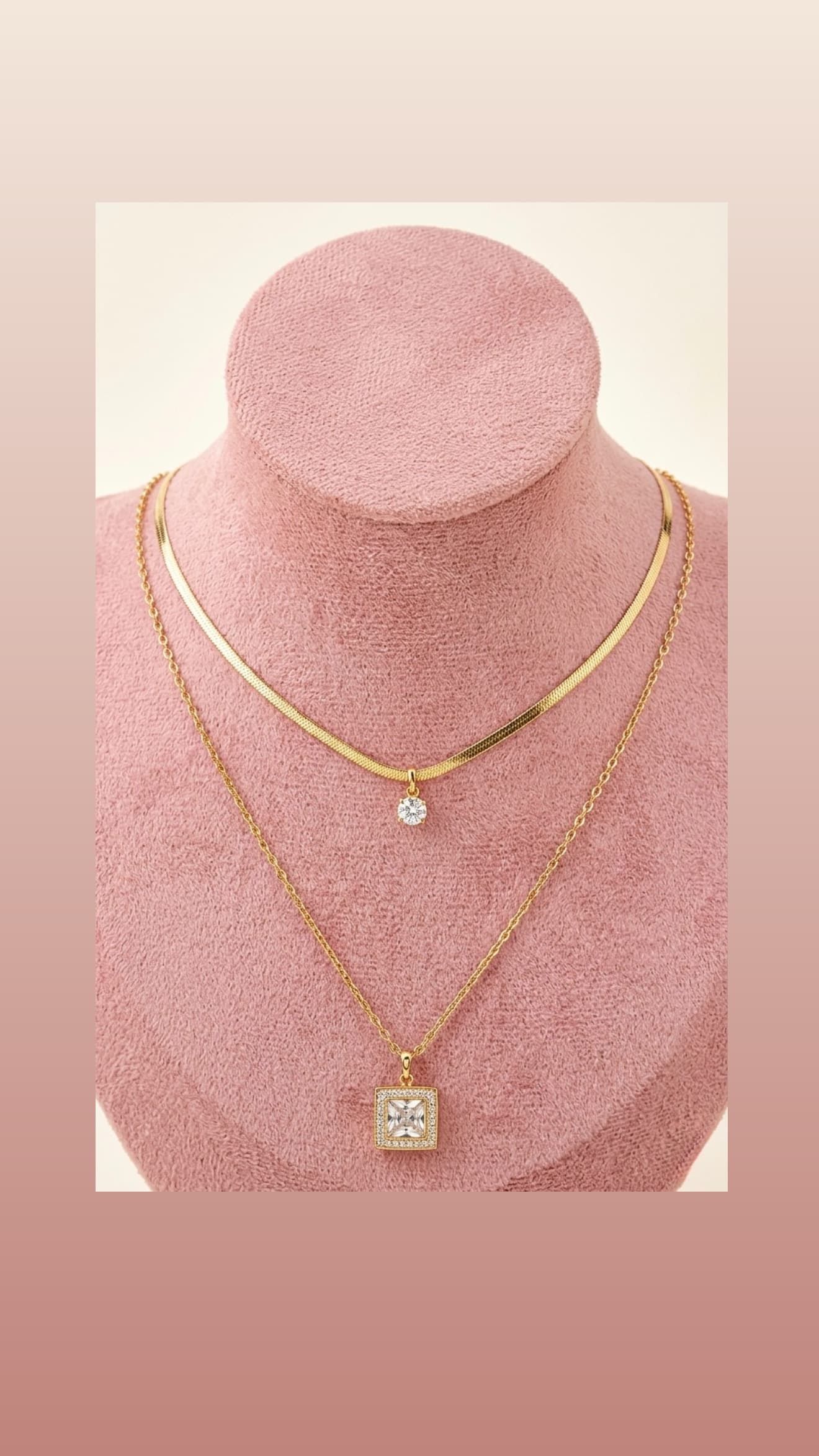 Serah layered neclace