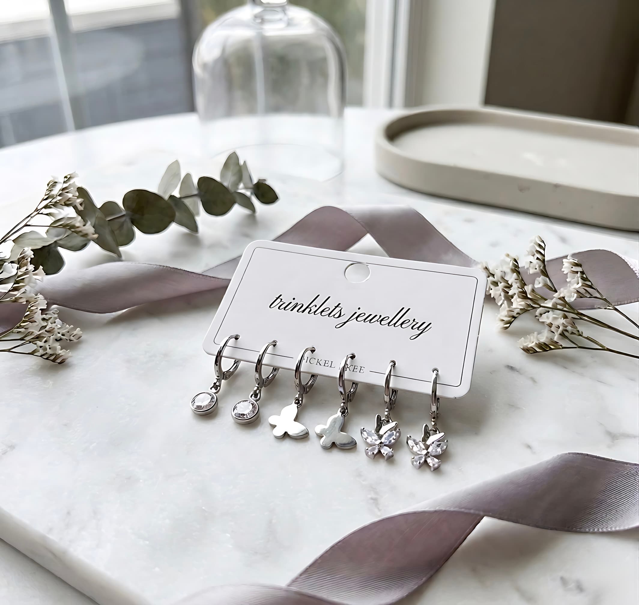 Flutter Earings stack