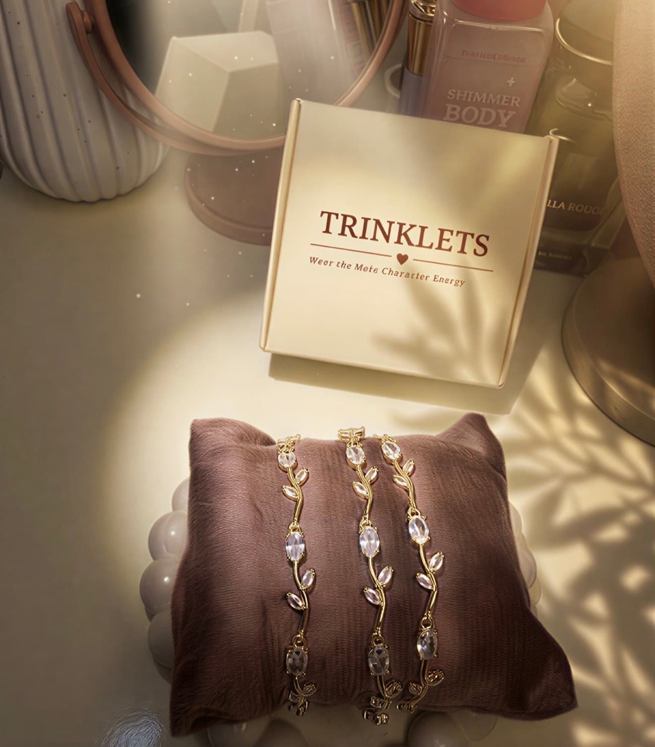 White Tulip Bracelet