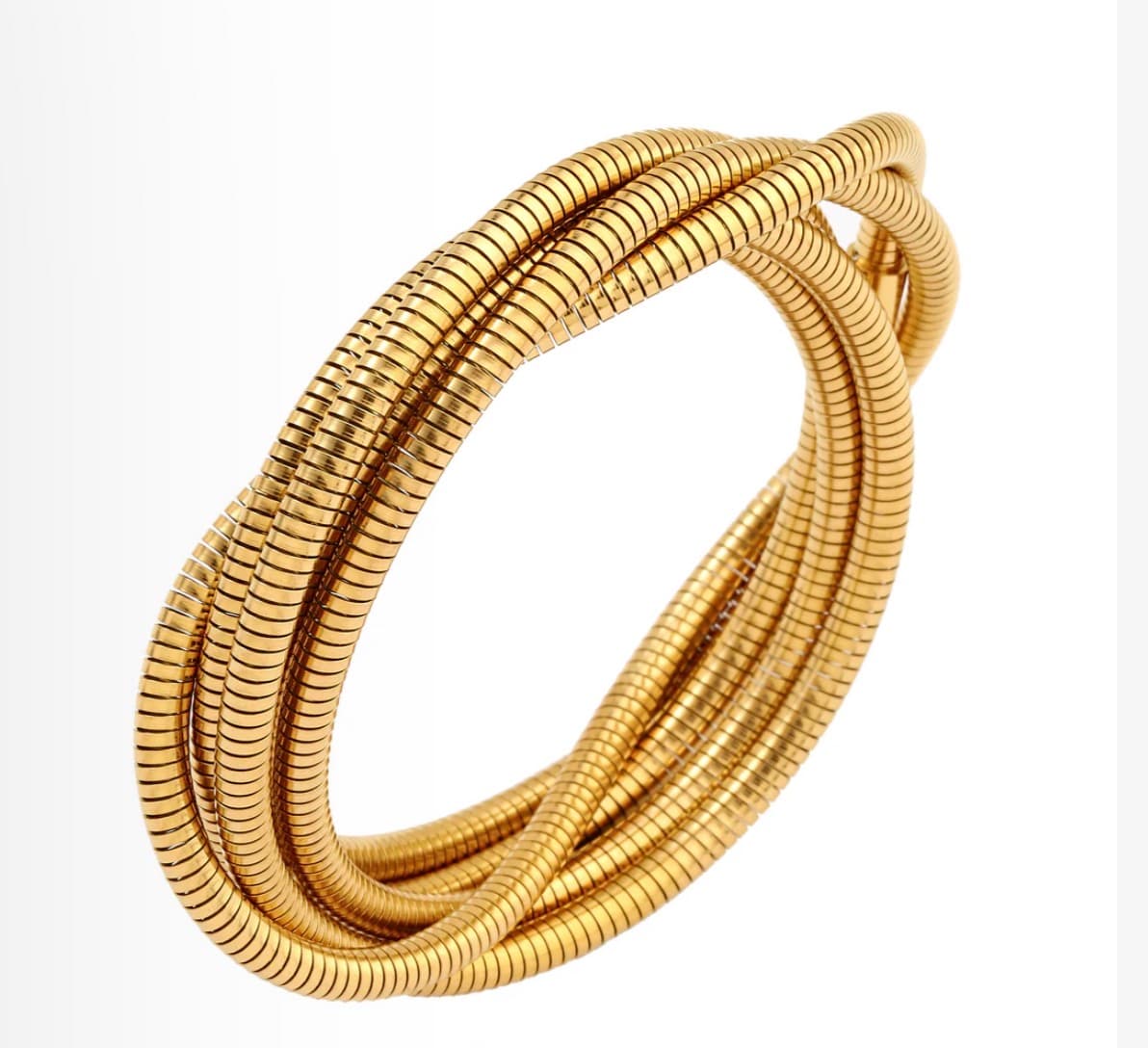 Coil golden bracelet  aspect 3